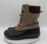 Sperry Top-Sider Brown Syren Misty Knit Cuff Waterproof Duck Boots Women's 11 Photo 0