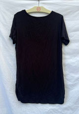 Simlu Black Woman’s Shirt With Open Back Size XL Photo 0
