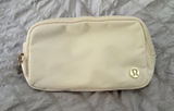 Lululemon Belt Bag - Cream with Gold emblems , Brand New. Photo 0