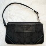 y2k Coach Vintage Leatherware Black Soho Wristlet Photo 0