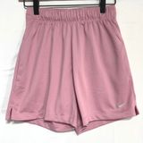 NEW Nike Attack Womens Size XS Dri-FIT Fitness Mid-Rise 5" Unlined Shorts Pink Photo 0
