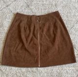 Shein Skirt Brown Mini Corduroy skirt Photo 0