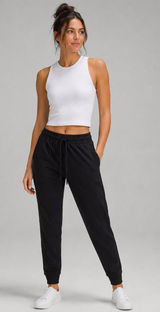 Lululemon Black Jogger Pants Size 2 athleisure yoga pilates loungewear Photo 0