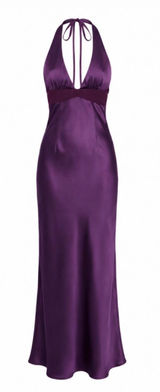 Princess Polly Odyssa Halter Maxi Dress Purple Photo 0