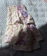 Love Shack Fancy Skirt Mini Ruffle Floral XS Photo 0