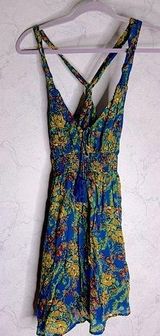 Free people tropical babydoll mini dress Photo 0