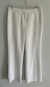Dressbarn White Career Pants‎ Business Casual Trousers Straight Leg 10 Photo 0