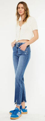 KanCan Walnut High Rise Slim Straight Jeans Comfort Stretch Denim Sz‎ 5/26 Photo 0