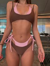 Strawberry Milk Mob Double Dip Bikini Size M Photo 0