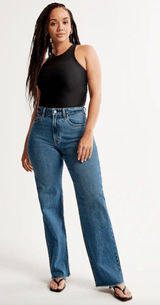 Abercrombie Curve Love High Rise 90s Relaxed Jean Photo 0