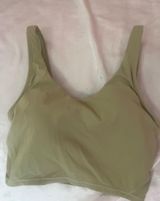 Workout Tank Sage Green Top Built-In Bra Photo 0
