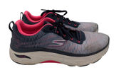 Skechers GOrun‎ Arch Fit Women 9.5 Navy Pink Running Shoes 128312 NVPK Photo 0