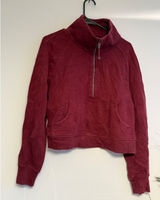 Lululemon Scuba Oversized Half-Zip Hoodie Red‎ Merlot M/L Burgundy Sweatshirt Photo 0