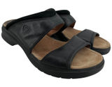 Ariat Slide Sandals Open Toe Slip One Strappy Casual Leather Black 9.5B Photo 0