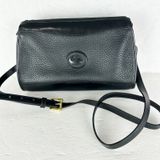Dooney & Bourke Vintage Pebbled Leather Crossbody Bag Black P19 Photo 0