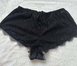 Victoria’s Secret lace black mini pajama shorts​ in size xs Photo 0