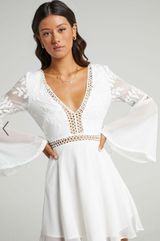 Showpo White Mini Dress Photo 0