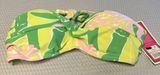 Lilly Pulitzer for Target‎ Women's Floral Bandeau Bikini Top NWT SZ Med Tie Back Photo 0