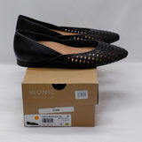Vionic Womens Gracia Woven Leather Flats Size 6 Black Pointed Toe Comfort Shoes Photo 0