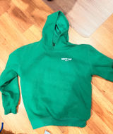 Green white fox hoodie Photo 0