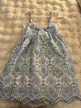 Shein Blue Floral Design Dress Photo 0
