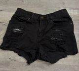 Billabong Black Denim Shorts Photo 0