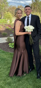 Formal brown dress Photo 0