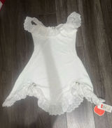 White Mini Dress Cider Floral Photo 0