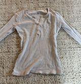 Brandy Melville Waffle Knit Long Sleeve Photo 0