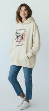 Zach Bryan Buckeye Country Superfest‎ 2024 Hoodie Cream 2XL Independent PRM2600C Photo 0