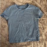Abercrombie Blue Baby Tee Photo 0