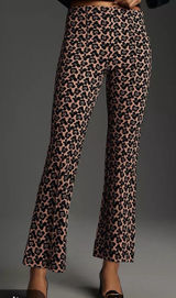 Anthropologie Maeve The Margot Kick-Flare Cropped Trousers Medium Photo 0