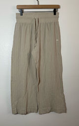 Albion Cropped Wide Leg Cotton Pants Photo 0