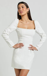 white pearl dress Photo 0