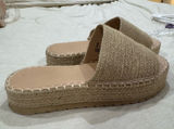 Platform Sandals Tan Size 9 Photo 0