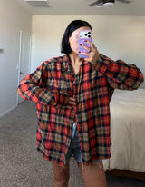 Red Eddie Bauer flannel  Photo 0