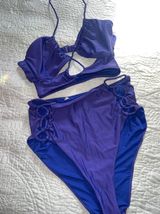 Indigo Strappy Bikini Set Photo 0
