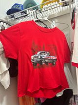 Red truck tshirt Photo 0