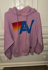 Aviator Nation light purple hoodie Photo 0