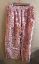 Women’s GAP Pink Floral Elastic-Waist Pajama Pants Size XL Photo 0