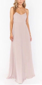 Show Me Your‎ Mumu NWT Faith Maxi Dress Dusty Blush Pink Size XS Bridesmaid Photo 0