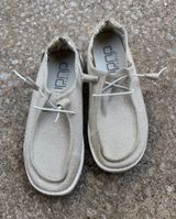Hey Dude Wendy Stretch Sparkling Beige Shoes Womens Size 8 Photo 0