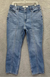 Hollister Curvy Ultra High Rise Skinny Ankle Jeans Medium‎ Wash Women's 32 x 26 Photo 0
