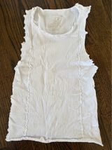 White Free People Tank Top XS/S Photo 0