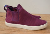 Rothy's Women's Size 9.5 Chelsea Sneaker Boot Purple Wild Berry Knit Slip On Photo 0