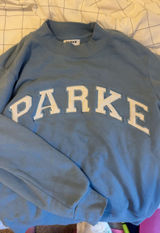 PARKE Sweatshirt Mockneck Baby blue Photo 0
