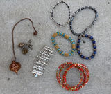 Jewelry Lot Bracelets Earrings Rock Charm Boho Vibes Costume Festival Photo 0