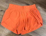 lululemon athletica Orange Athletic Shorts size 8 Photo 0