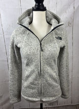 The North Face Crescent Full Zip Hoodie Women's XS Gray Hooded Pockets Outdoor Photo 0