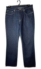 Ralph Lauren Jeans Women 14 Blue Denim‎ Dark Wash RL Flare Bootcut Preppy Photo 0